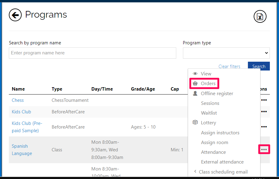 programs